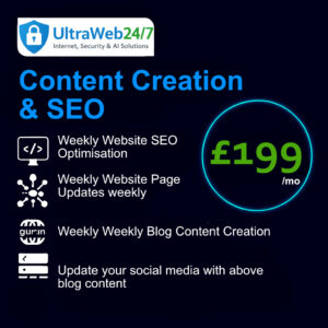SEO Search engine optimisation and content creation content management weekly service uk